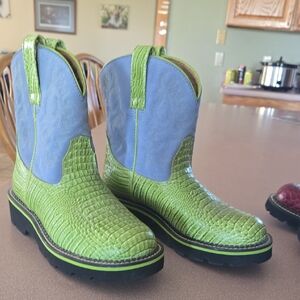 Ariat Green and Blue Women's Boots